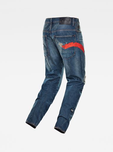 E Arc 3D Relaxed Tapered Jeans